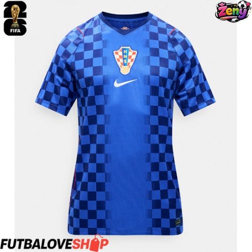 Dres Chorvátsko Preč pre Ženy MS 2026 Krátky Rukáv
